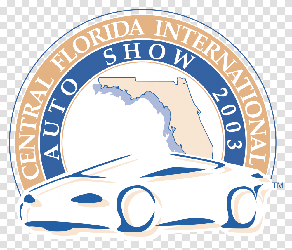 Central Florida International Auto Show Logo, Car, Vehicle, Transportation, Label Transparent Png