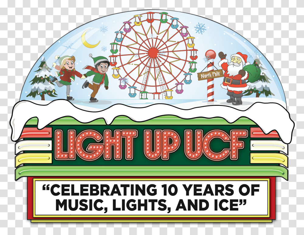 Central Florida's Ultimate Winter Wonderland Light Light Up Ucf, Theme Park, Amusement Park, Person, Human Transparent Png