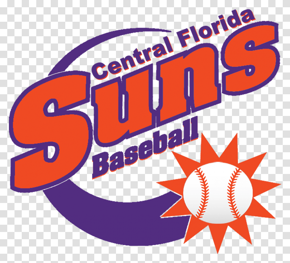 Central Florida Suns Perfect Game Baseball Association Graphic Design, Sport, Leisure Activities, Text, Team Sport Transparent Png