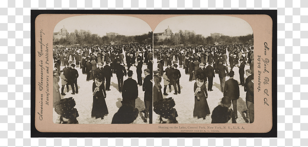 Central Park Archive Image Monochrome, Person, People, Crowd, Funeral Transparent Png