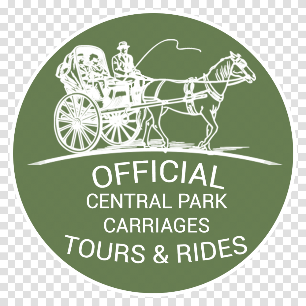 Central Park Horse Carriage Sign New York, Vehicle, Transportation, Horse Cart, Wagon Transparent Png
