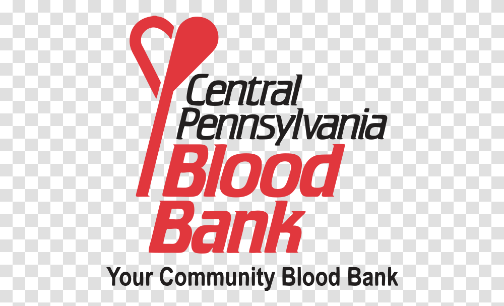 Central Pennsylvania Blood Bank Logo Central Pennsylvania Blood Bank, Word, Alphabet, Poster Transparent Png