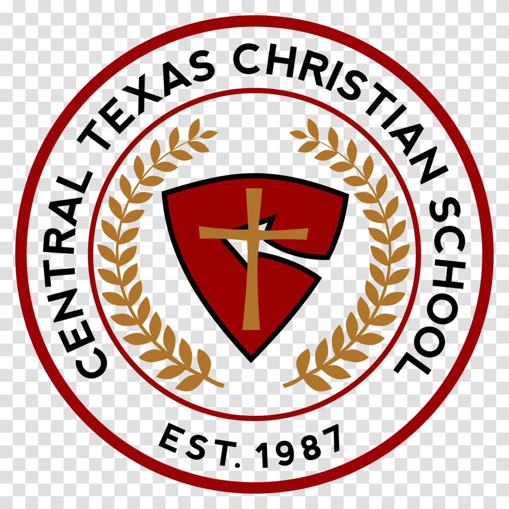 Central Texas Christian School V3 Red No Central Texas Christian School, Label, Sticker, Logo Transparent Png