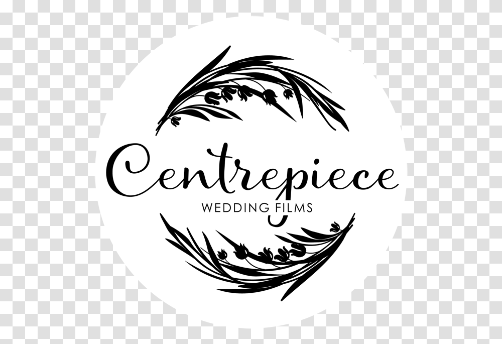 Centrepiece Wedding Films Circle, Label, Handwriting, Calligraphy Transparent Png