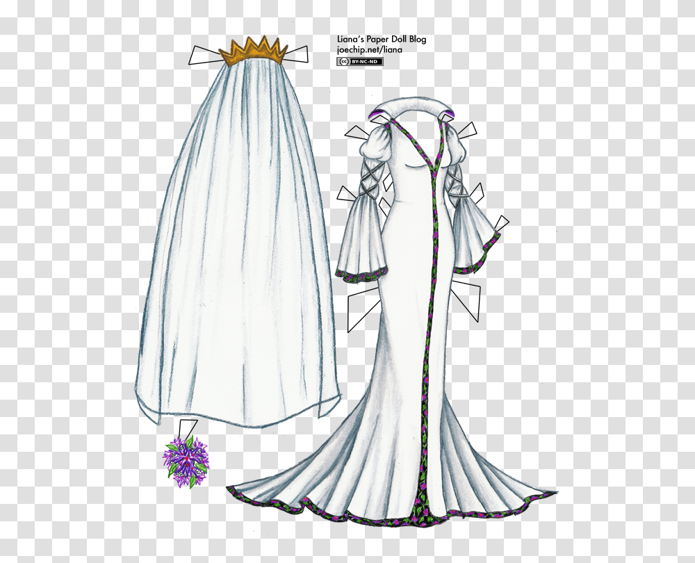 Century Wedding Dress, Apparel, Fashion, Cloak Transparent Png