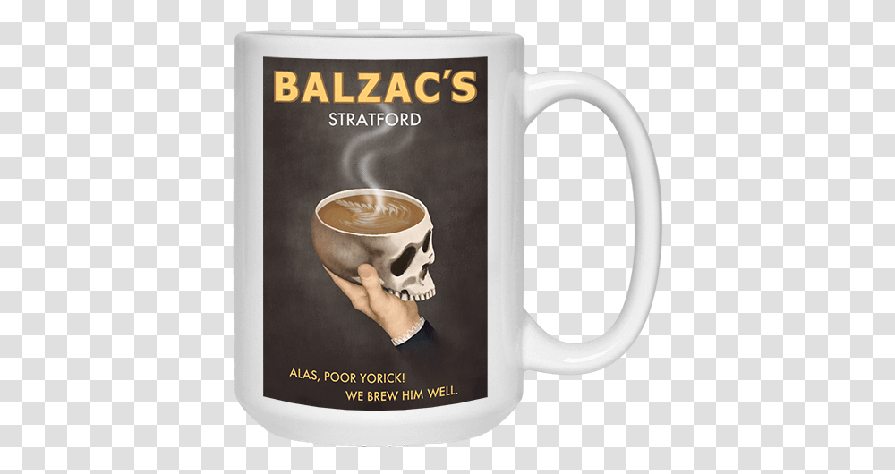 Ceramic Coffee Mug 15oz Stratford Balzac's Stratford Poster, Coffee Cup, Beverage, Drink, Espresso Transparent Png