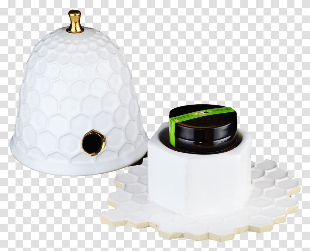 Ceramic Honey Pot With 14k Gold Lego Full Size Hard, Lamp, Wedding Cake, Food, Outdoors Transparent Png