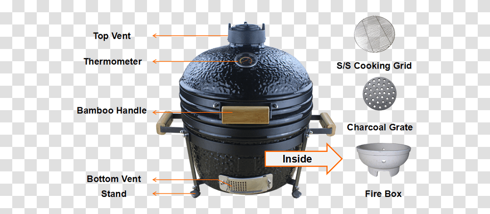 Ceramic Table Top Grill, Helmet, Appliance Transparent Png