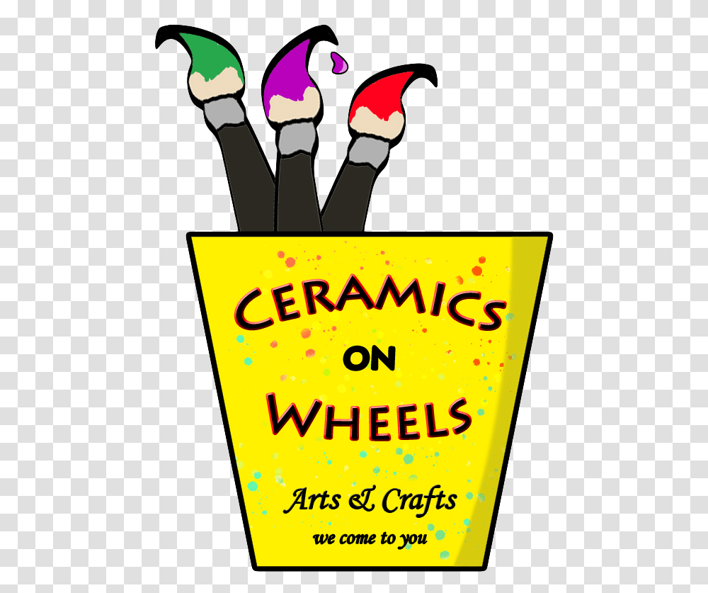 Ceramics On Wheels A Mobile Arts And Crafts Company, Poster, Advertisement, Marker Transparent Png
