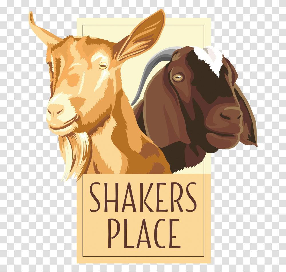 Ceratopia Shakers Place Logo Goats, Mammal, Animal, Mountain Goat, Wildlife Transparent Png