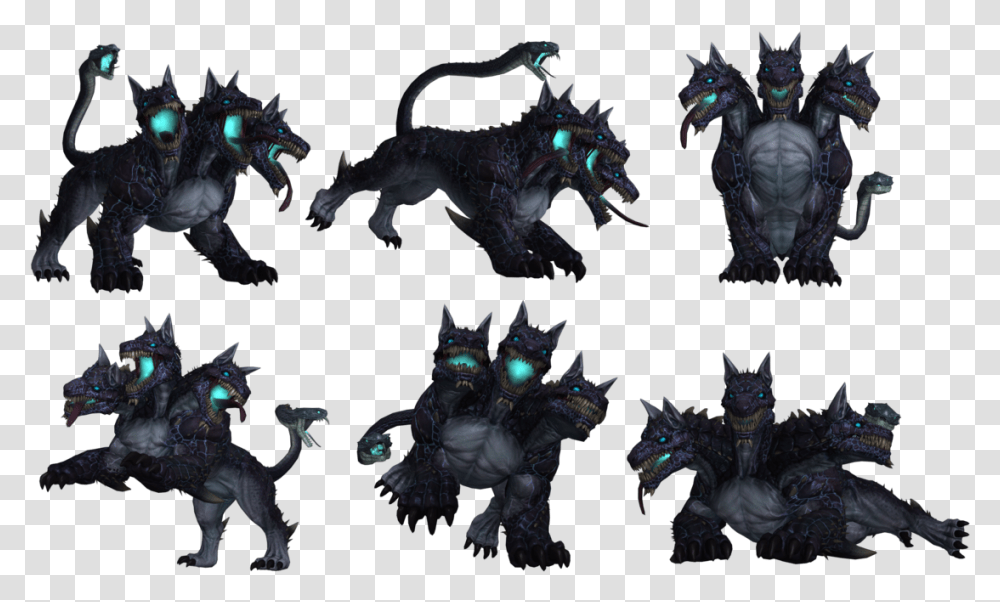 Cerberus, Dinosaur, Reptile, Animal, World Of Warcraft Transparent Png