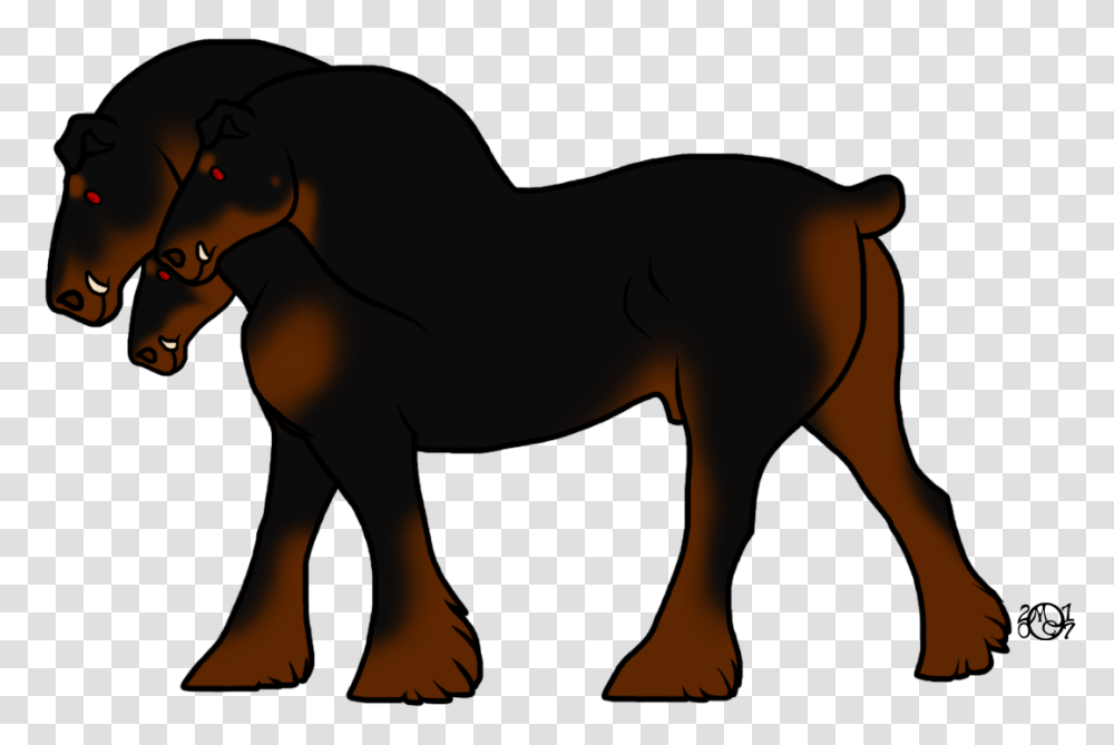 Cerberus, Horse, Mammal, Animal, Statue Transparent Png