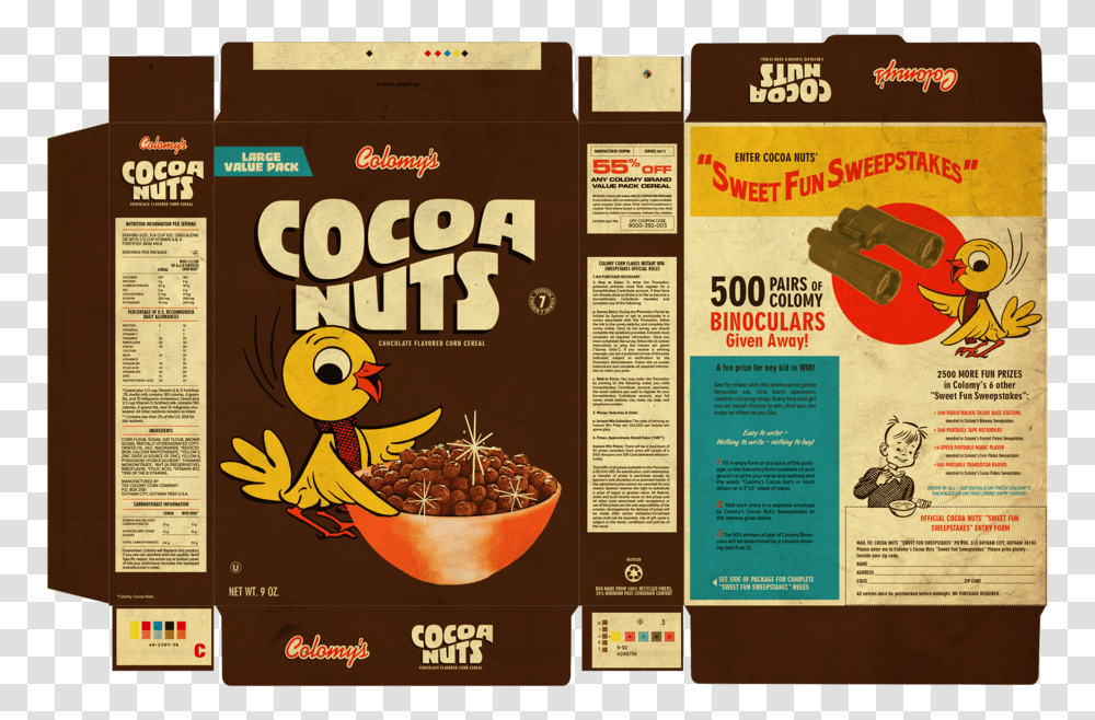 Cereal Box 01, Flyer, Poster, Paper, Advertisement Transparent Png