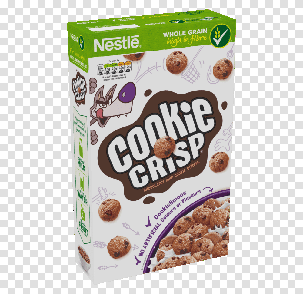 Cereal Box Cookie Crisp Cereal Box, Food, Dessert, Chocolate, Cocoa Transparent Png