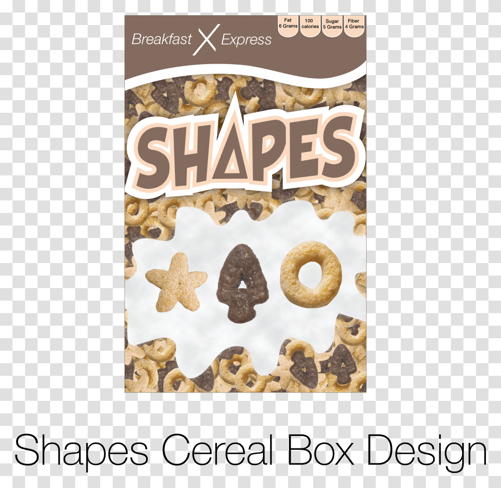Cereal Box Design For Shapes Cereal Poster, Advertisement, Flyer, Paper, Brochure Transparent Png