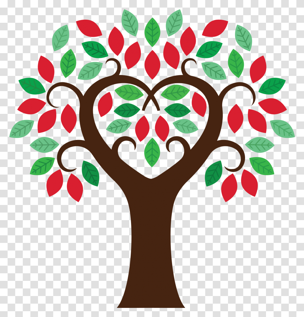 Ceremonies For Lifes Path Ancestry Heart Shaped Family Family Tree Clipart Heart, Graphics, Floral Design, Pattern, Modern Art Transparent Png
