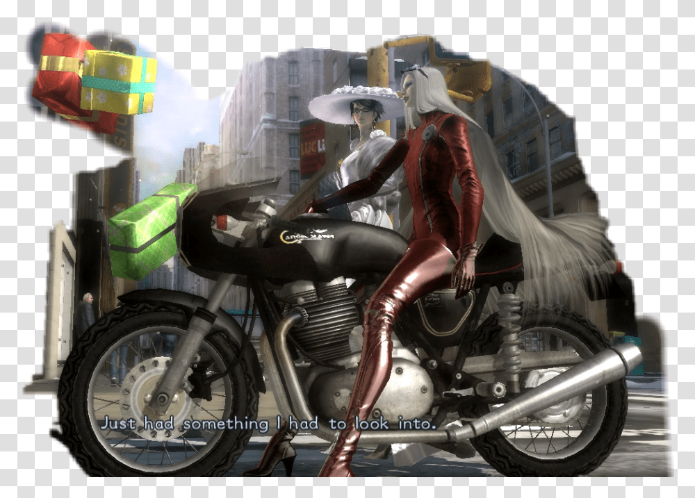 Cereza Me Jeanne Mybff Bayonetta2 Nintendo, Wheel, Machine, Motorcycle, Vehicle Transparent Png