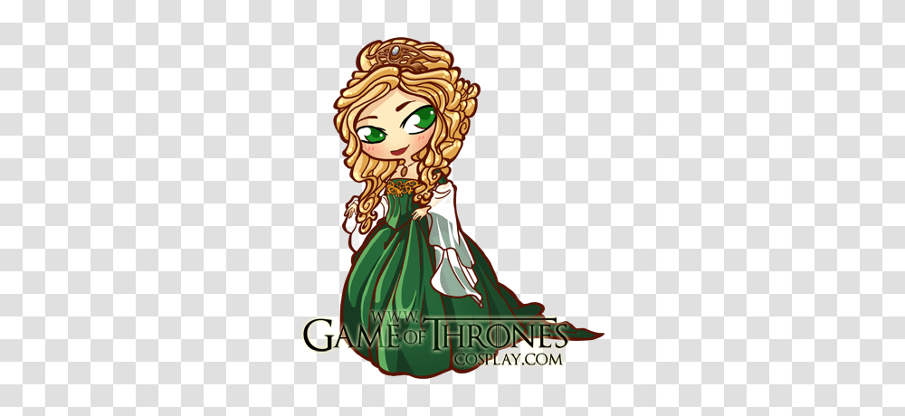 Cersei Lannister Chibipuppet, Book, Elf, Green Transparent Png