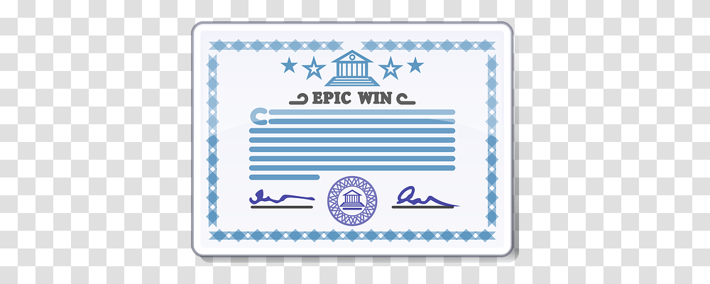 Certificate Text, Label, Rug, Envelope Transparent Png