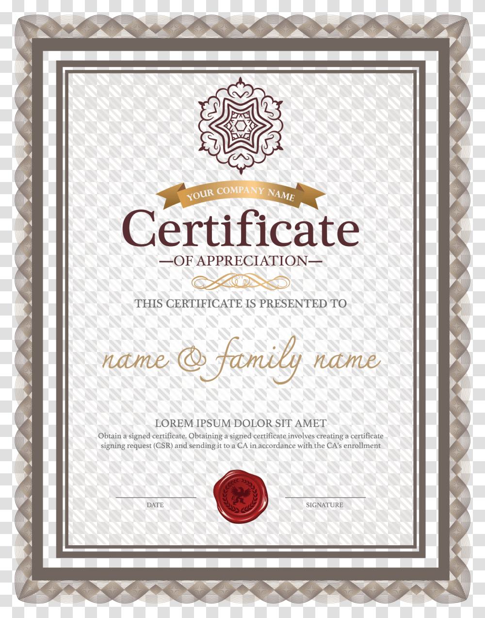 Certificate Background, Diploma, Document, Label Transparent Png