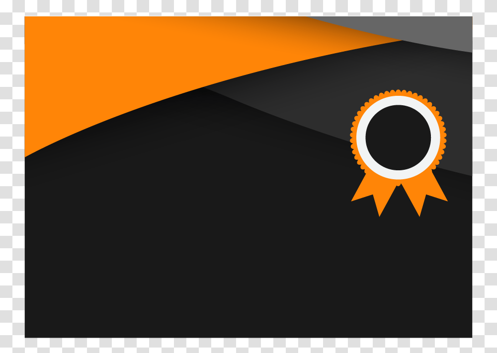 Certificate Design Orange, Logo, Trademark Transparent Png