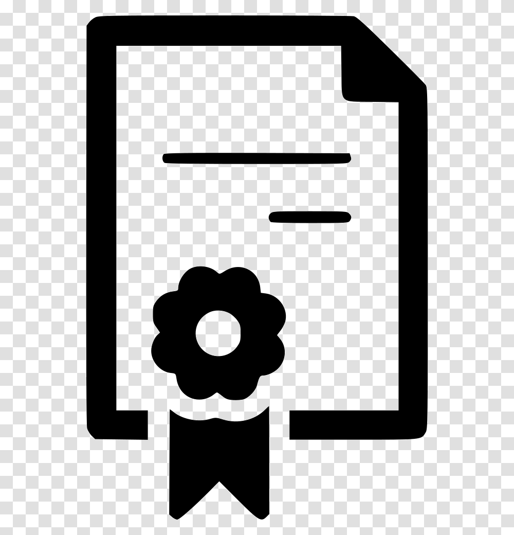 Certificate Icon Free Download, Mailbox, Letterbox, Stencil Transparent Png