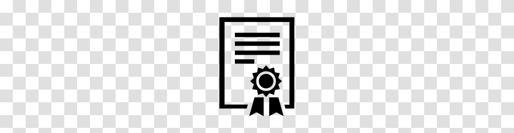 Certificate Icons Noun Project, Gray, World Of Warcraft Transparent Png
