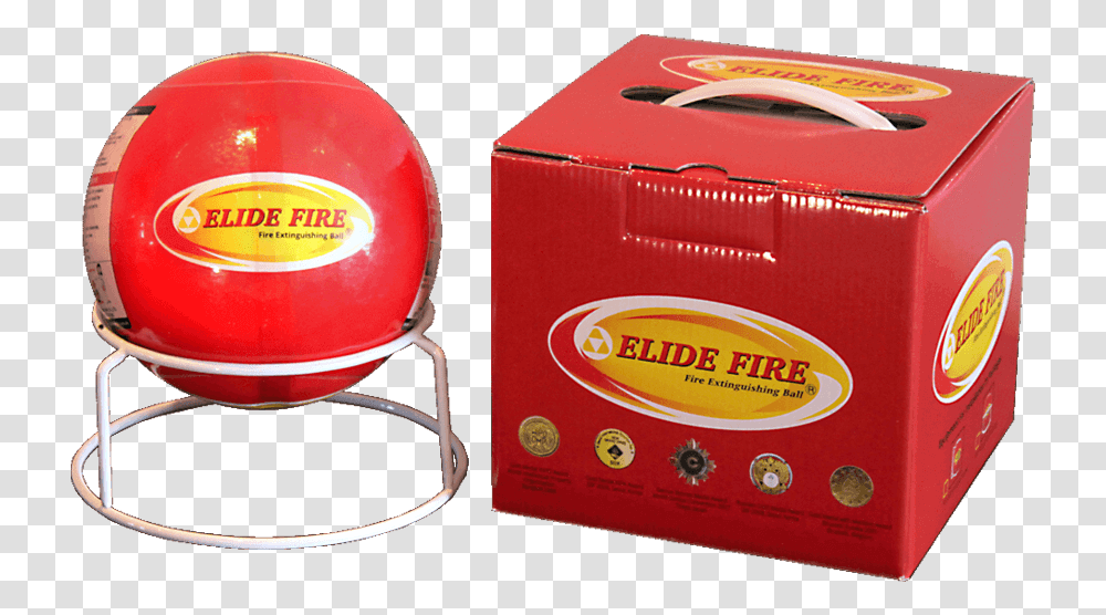 Certifications Elide Fire Fire Extinguisher Ball, Box, Carton, Cardboard, Bowl Transparent Png
