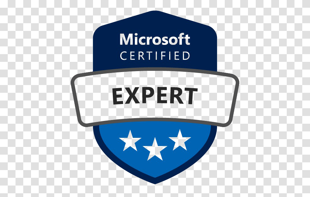 Certified Image Microsoft 365 Certified Security Administrator Associate, Logo, Trademark, Star Symbol Transparent Png