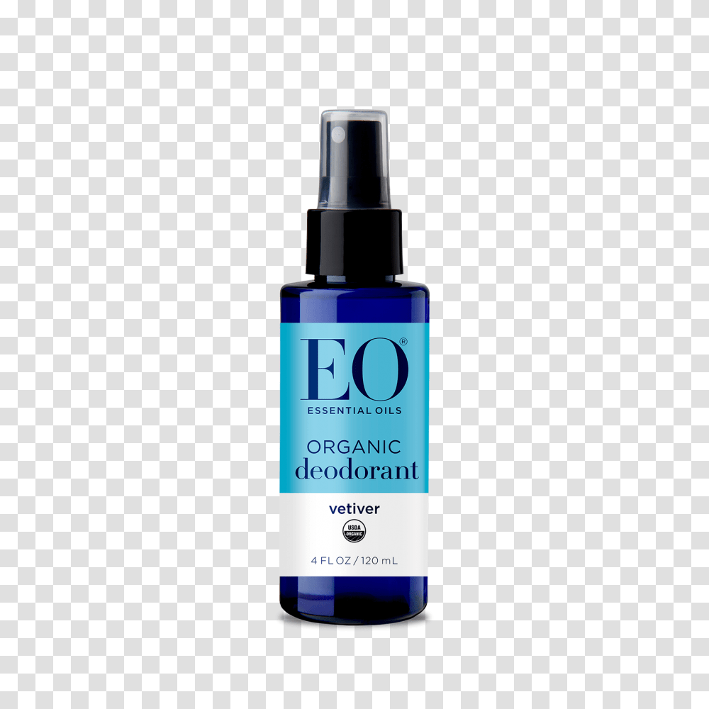 Certified Organic Deodorant Spray Vetiver Eo Products, Cosmetics, Bottle, Shaker, Tin Transparent Png