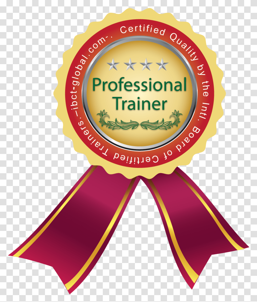 Certified Trainer, Gold, Logo Transparent Png