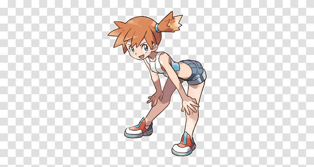 Cerulean Pokemon Lets Go Misty, Person, Human, Book, Comics Transparent Png