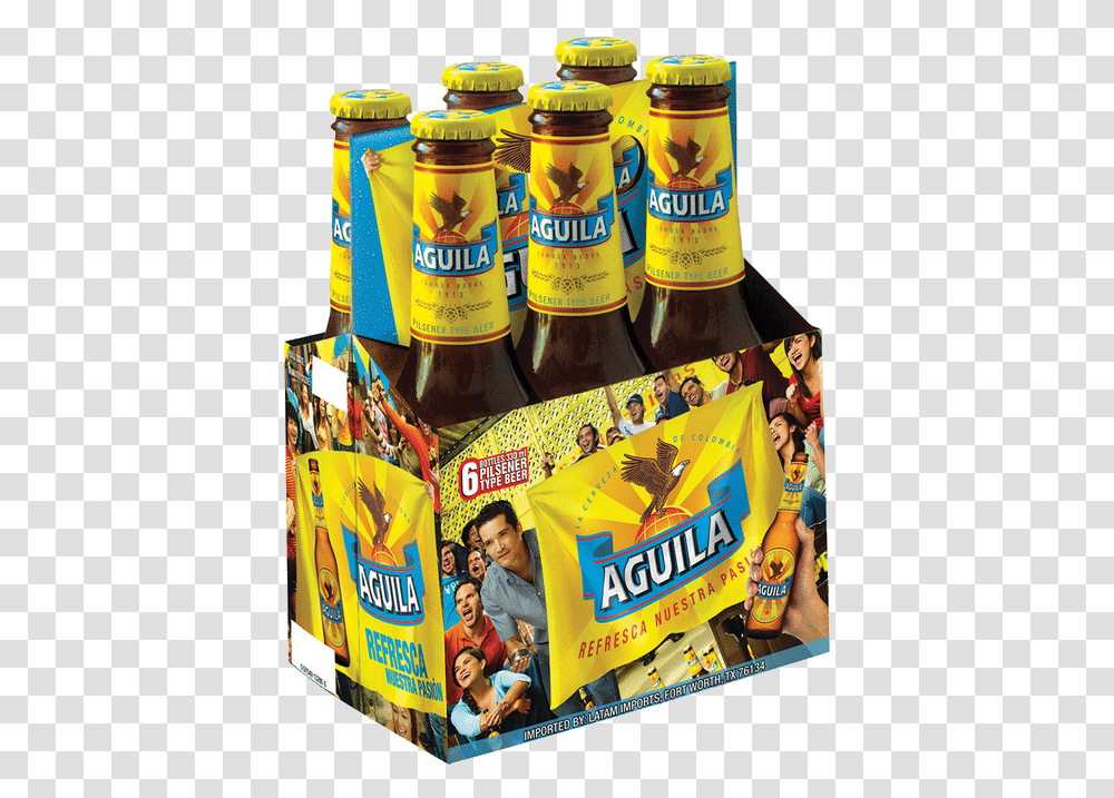 Cerveza Aguila Aguila Beer, Person, Human, Alcohol, Beverage Transparent Png