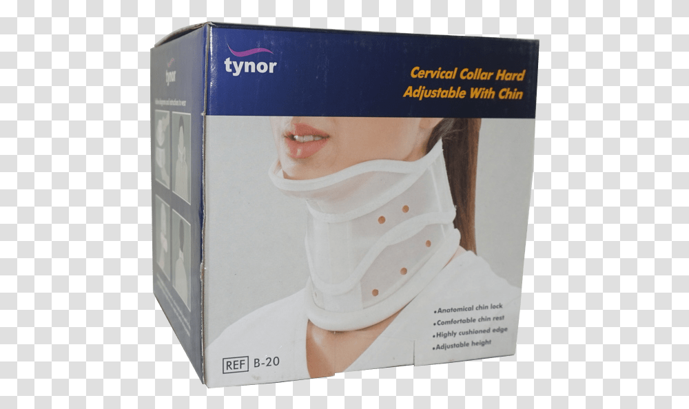 Cervical Collar Hard With Chin L Publication, Person, Advertisement, Poster Transparent Png