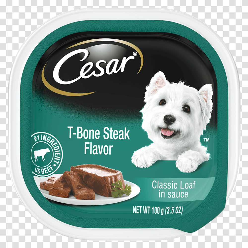 Cesar Dog Food Beef, Label, Pet, Canine Transparent Png