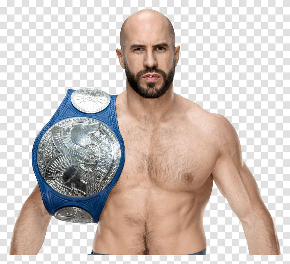Cesaro New Sdlive Tag Team Champion 2018 By Ambriegnsasylum16 Tommaso Ciampa Tag Team Cgampion, Face, Person, Human, Wristwatch Transparent Png