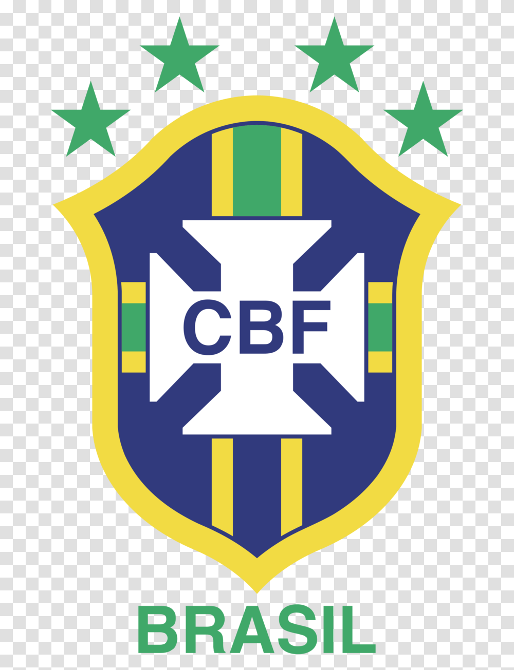 Cfb Brasil Logo Brazil Football, Armor, Symbol, Trademark, Poster Transparent Png