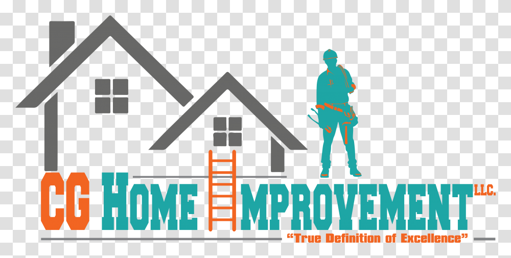 Cg Home Improvement, Person, Building, Housing, Text Transparent Png