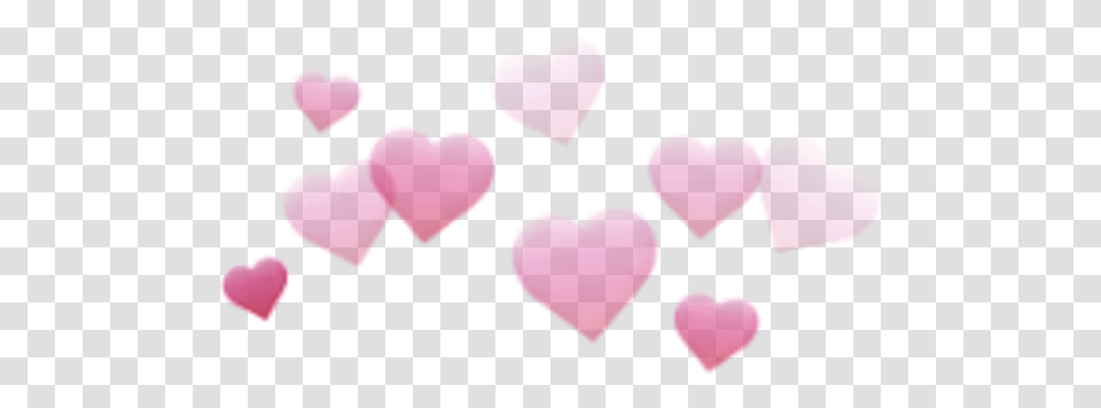 Cgnyb Snapchat Filter Heart Kalp Pink Pembe Snapchat Heart, Cushion, Dating, Flower, Plant Transparent Png