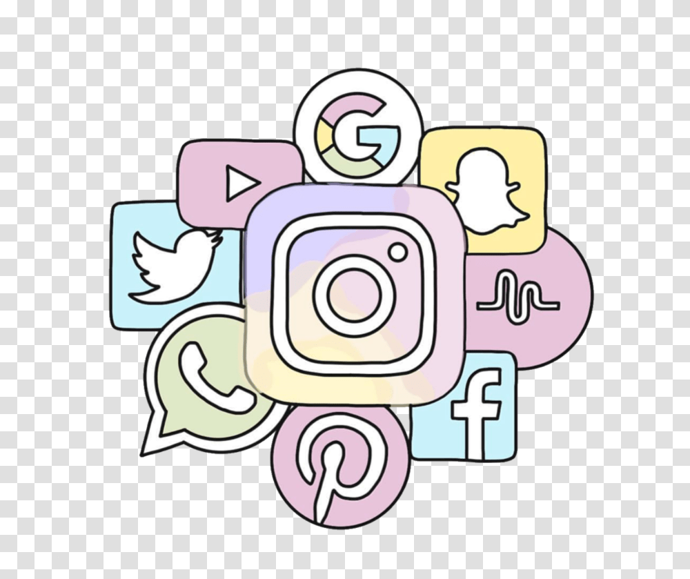 Cgnyb Socialmedia Logo Instagram Google Snapchat Facebook Instagram Logo Pink, Electronics, Doodle, Drawing Transparent Png