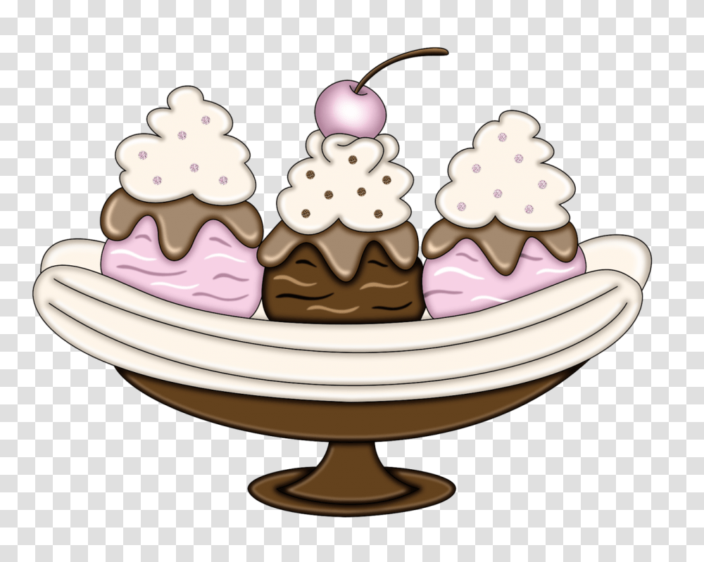 Ch B Cream Happiness Applescandyfood Clipart, Dessert, Creme, Ice Cream, Birthday Cake Transparent Png