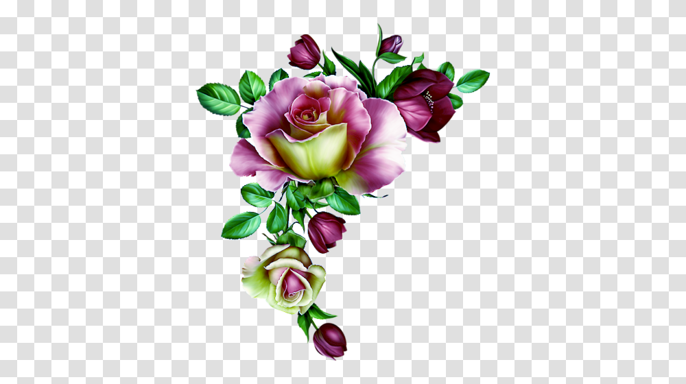 Ch B Esquineras Cicek Decoupage Flowers, Floral Design, Pattern Transparent Png