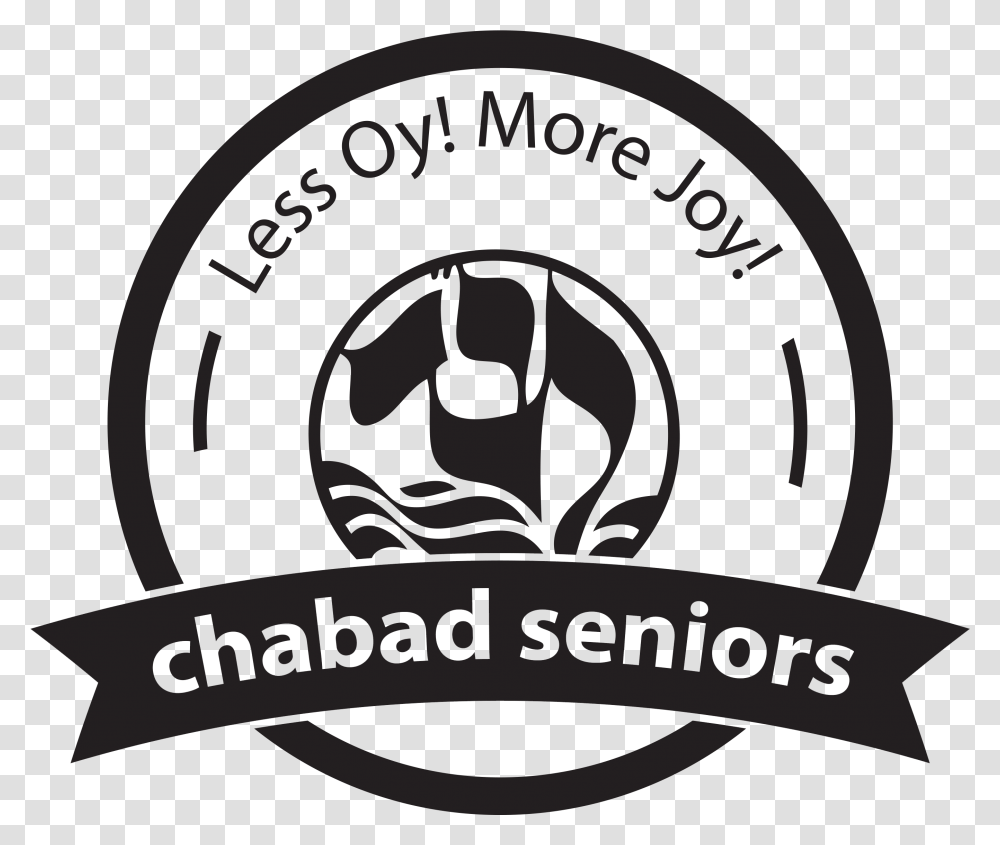 Chabad Seniors Logo Emblem, Label, Hand Transparent Png