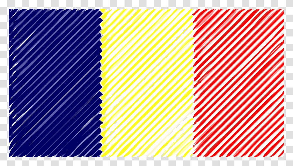 Chad Flag Linear Clip Arts Chad Flag, Pattern, Paper, Mixer Transparent Png