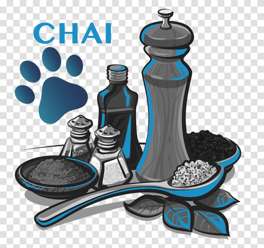 Chai For Senior Dogs Spice Clipart, Bottle, Sink Faucet, Cutlery, Game Transparent Png