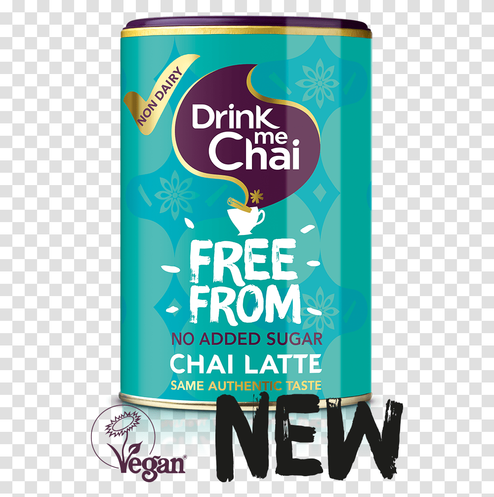 Chai Me Latte, Tin, Bottle, Can, Poster Transparent Png
