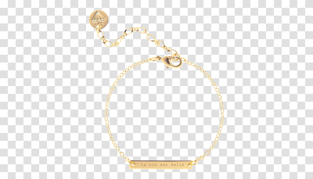 Chain Amelie Braelet Gold Plated Pulsera Con Nombre De Oro, Necklace, Jewelry, Accessories, Accessory Transparent Png
