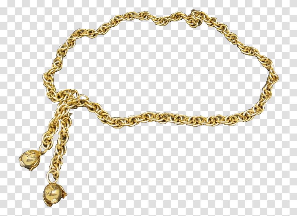 Chain Belt Gold Tone Metal Rope Link Small Adjustable Chain, Necklace, Jewelry, Accessories, Accessory Transparent Png