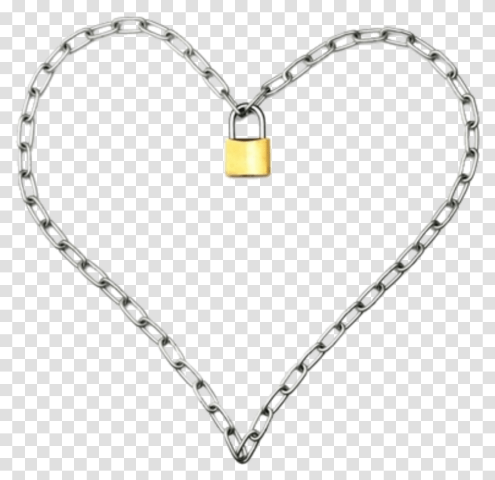 Chain Heart, Jewelry, Accessories, Accessory, Necklace Transparent Png