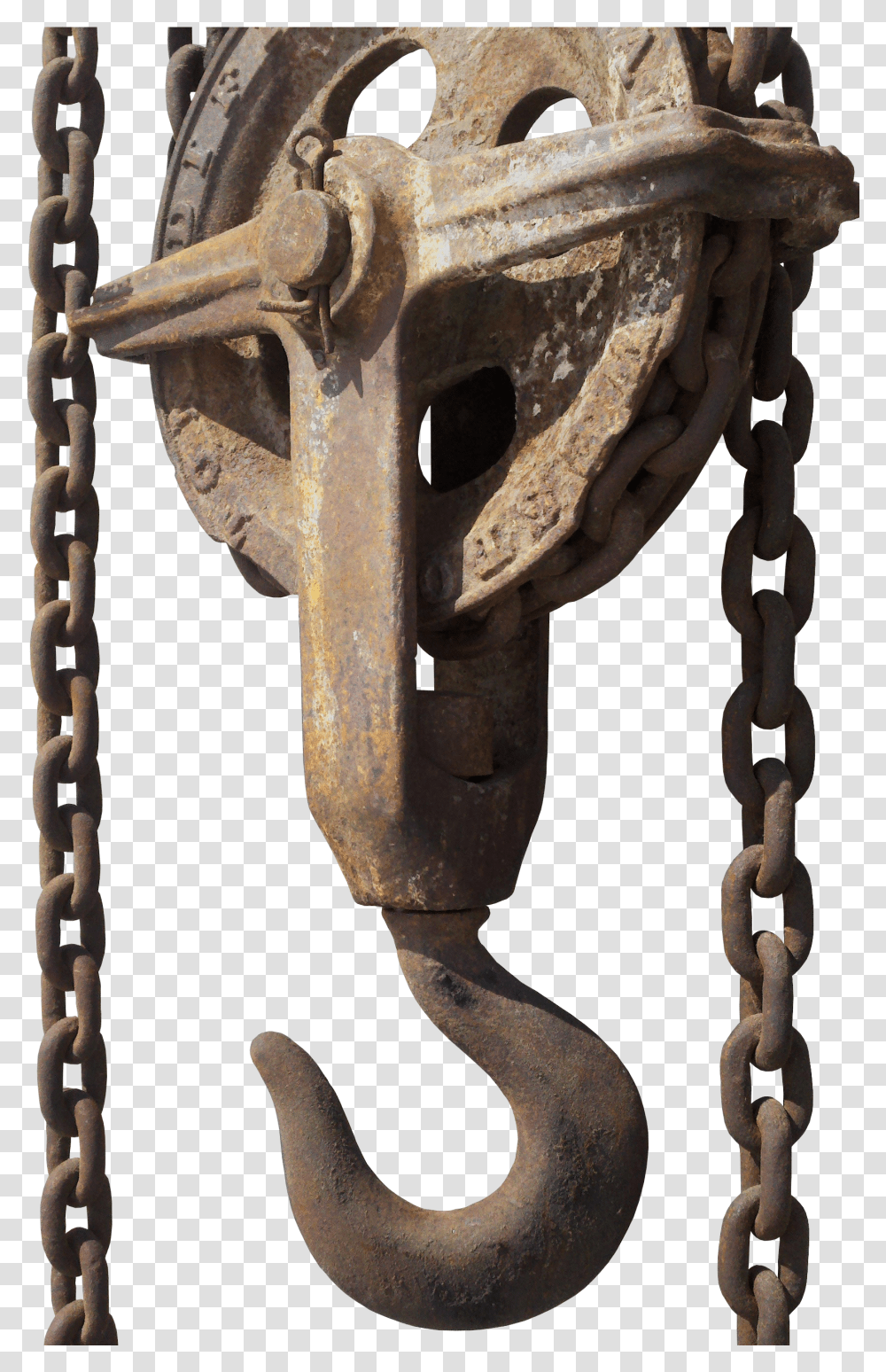 Chain Hoist Chain Hook Rust Iron Chain Technology Rusted Chain Transparent Png
